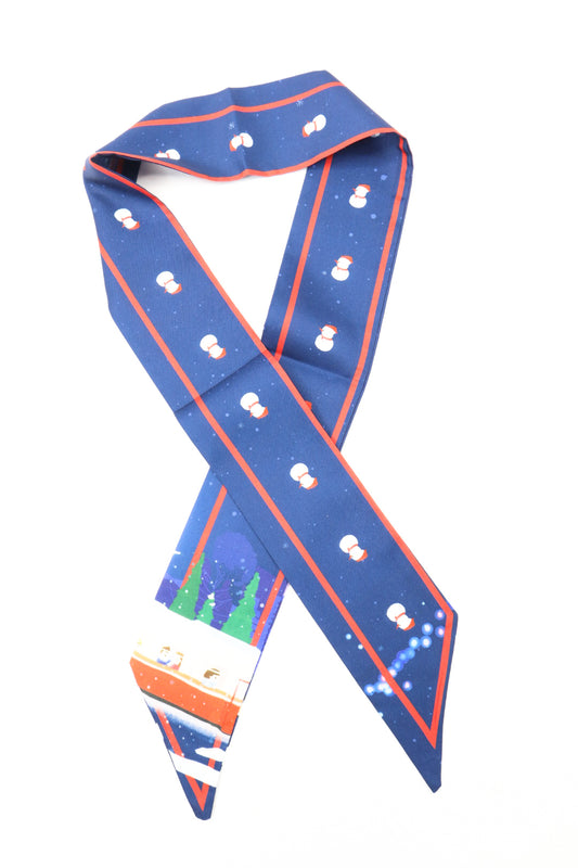 Christmas Twilly Scarves