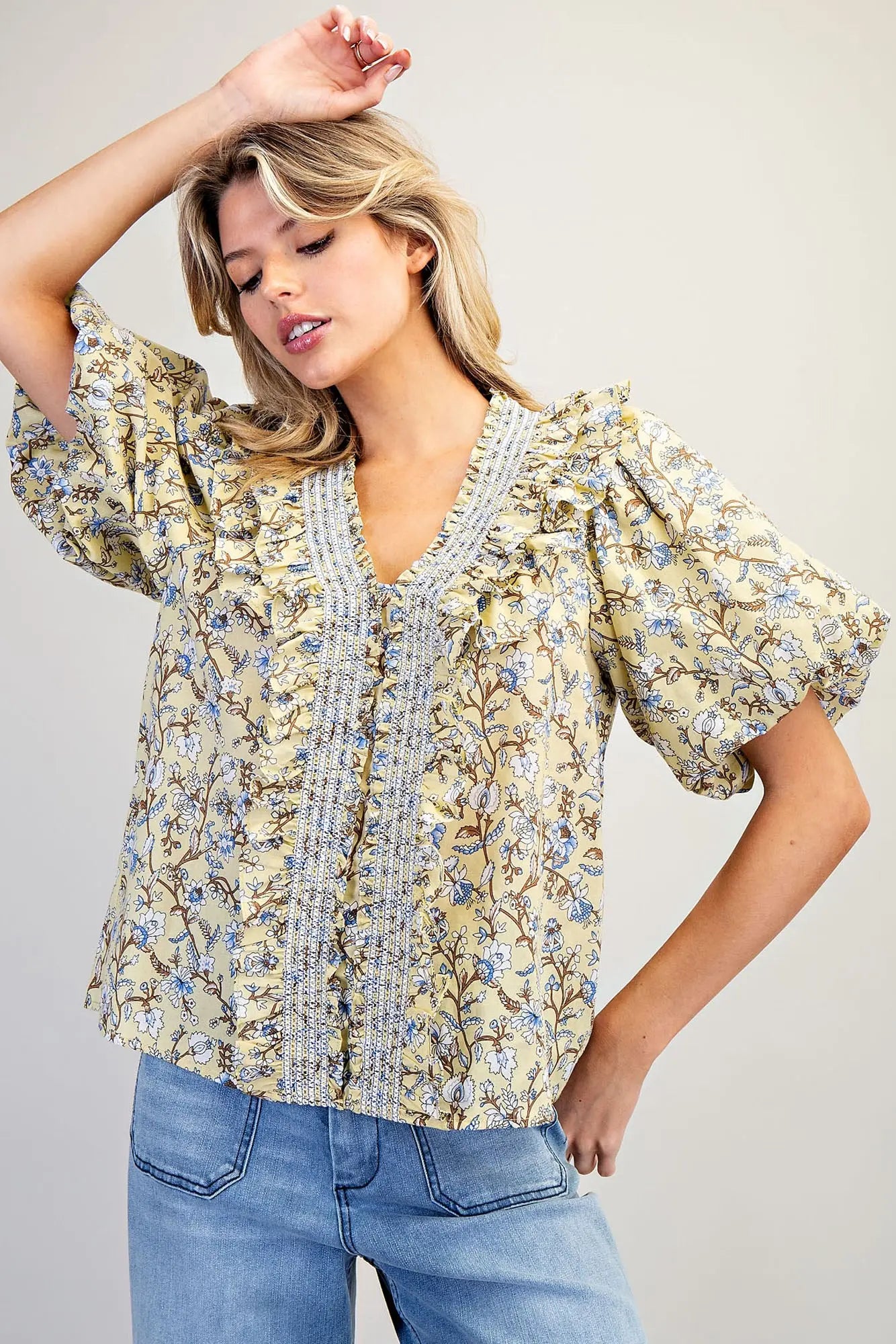 Evelyn Floral Top