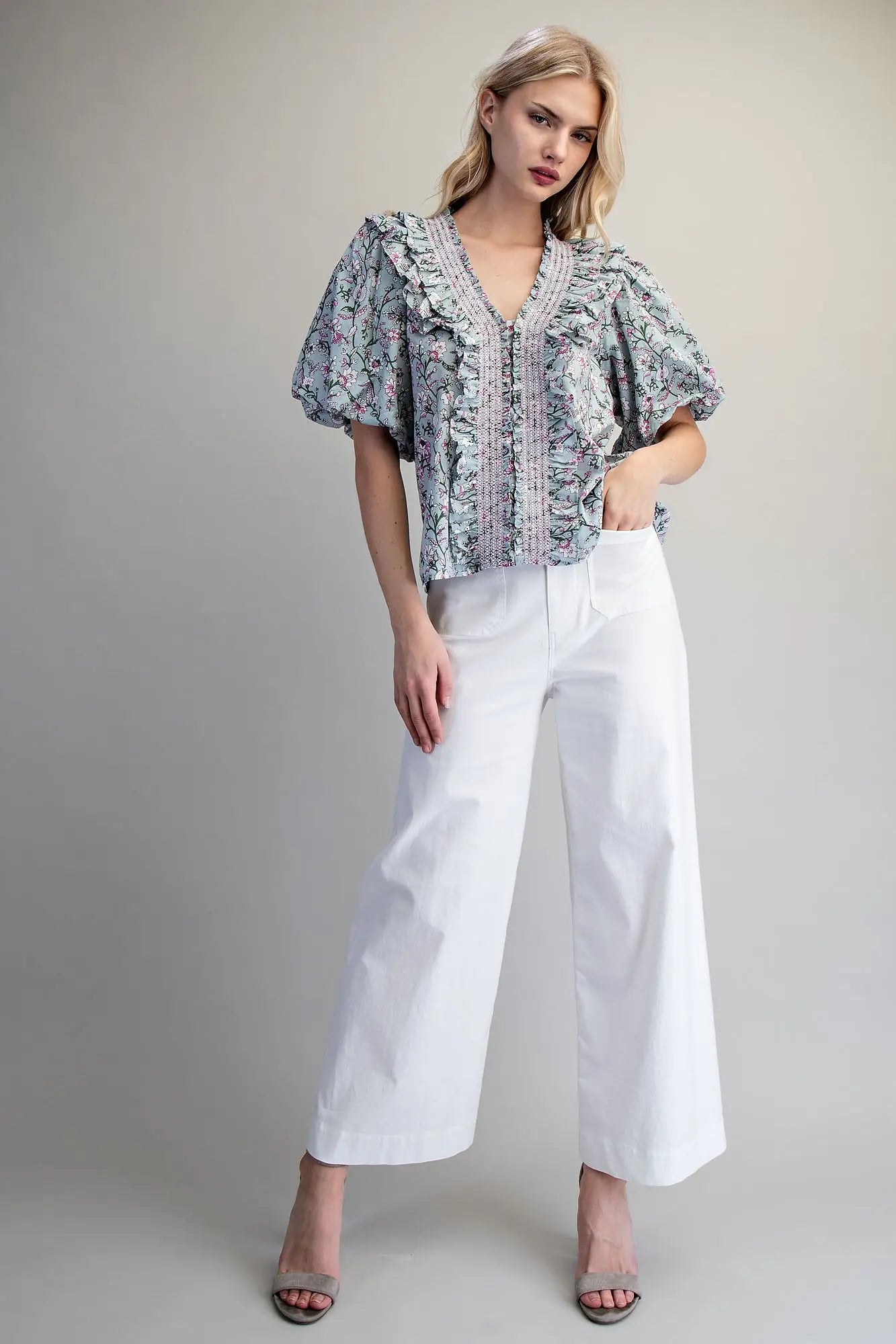 Evelyn Floral Top