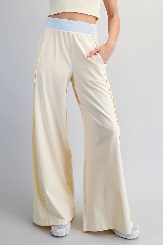 Brooke Contrast High Waist Pants