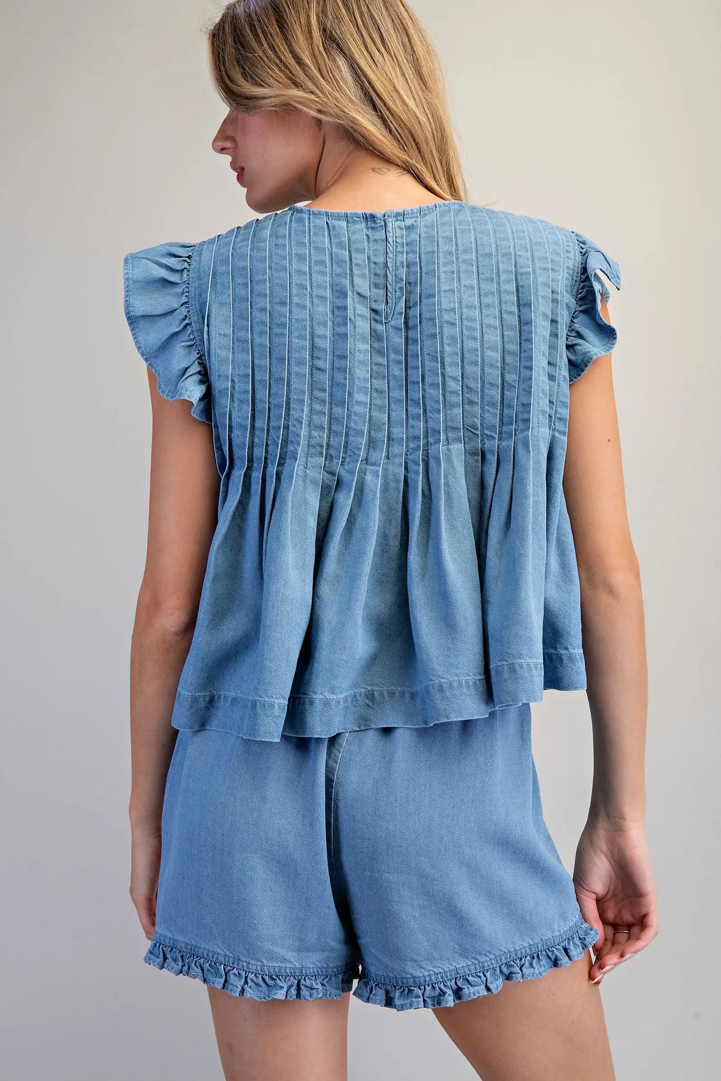 Elowen Pintuck Peplum Blouse