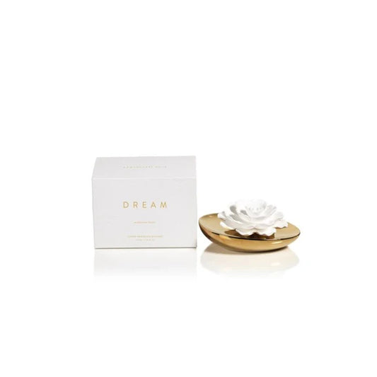 Zodax Dream Porcelain Flower Diffuser- Moroccan Peony