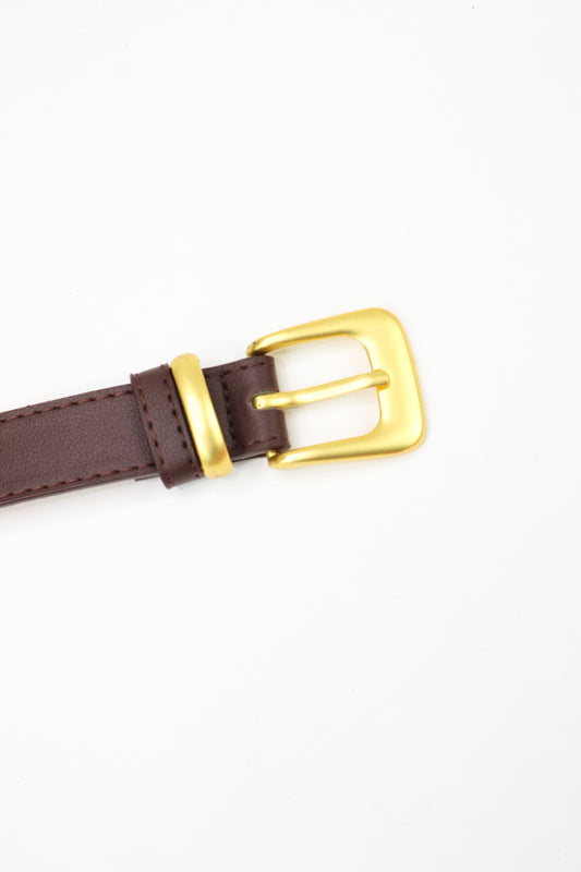 The Everyday Gold Buckle Belt