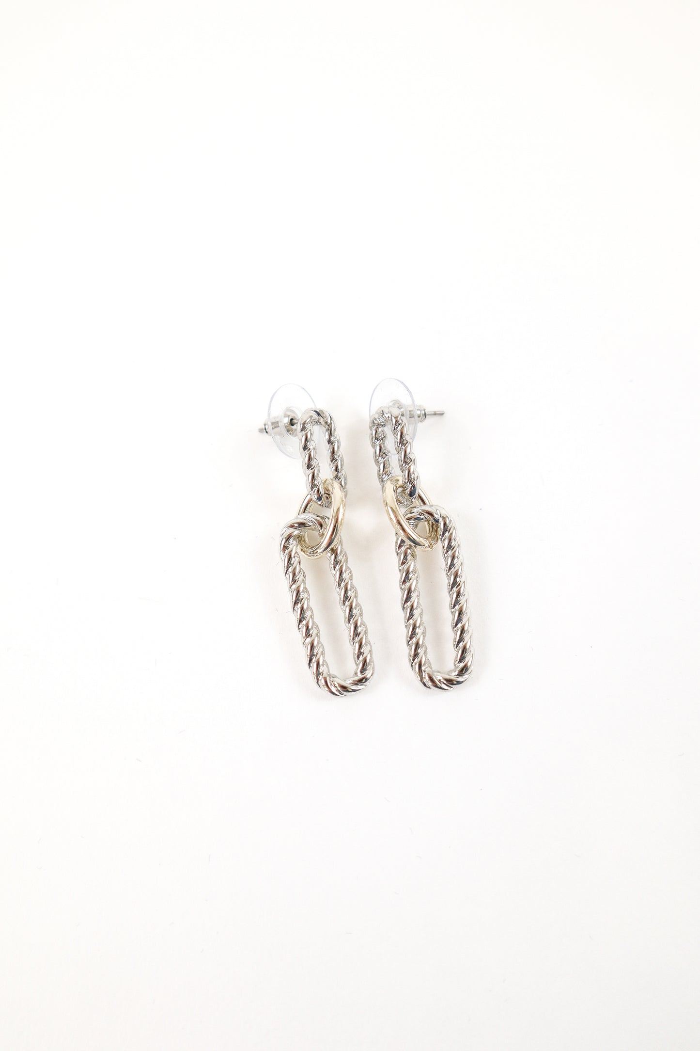 The Sutton Mixed Link Drop Earrings
