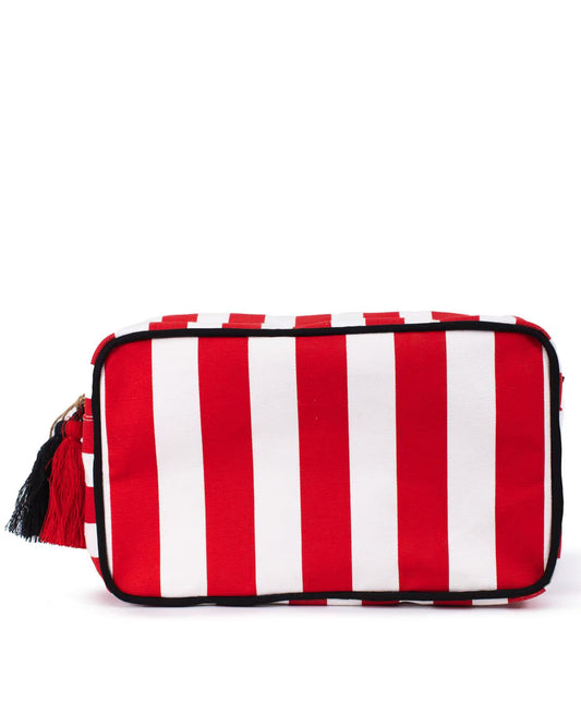 Megan Stripe Cosmetic Bag