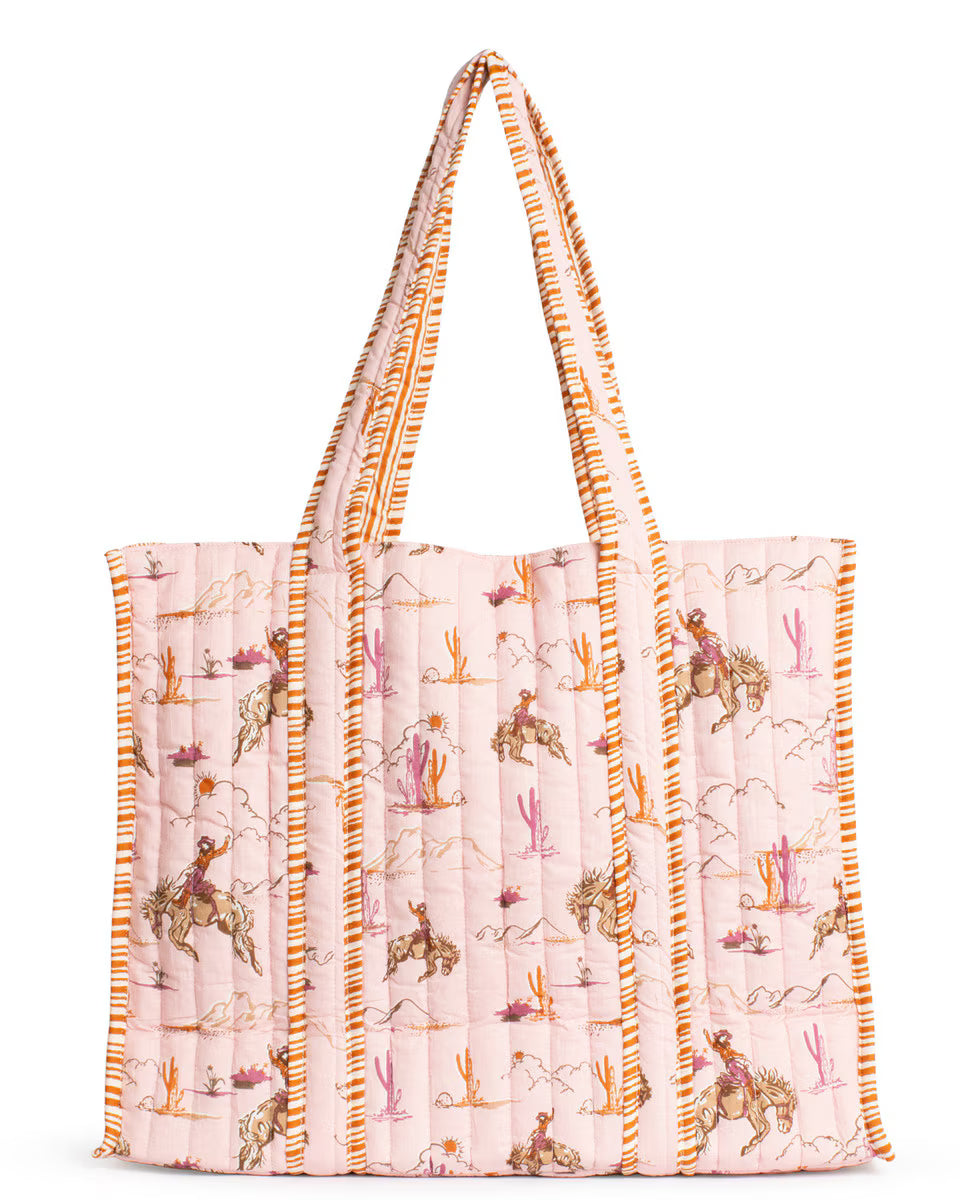 Howdy Hunny Quilted Tote