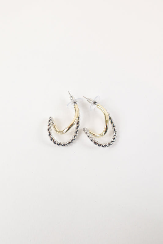The Sutton Sculpted Twist Earrings