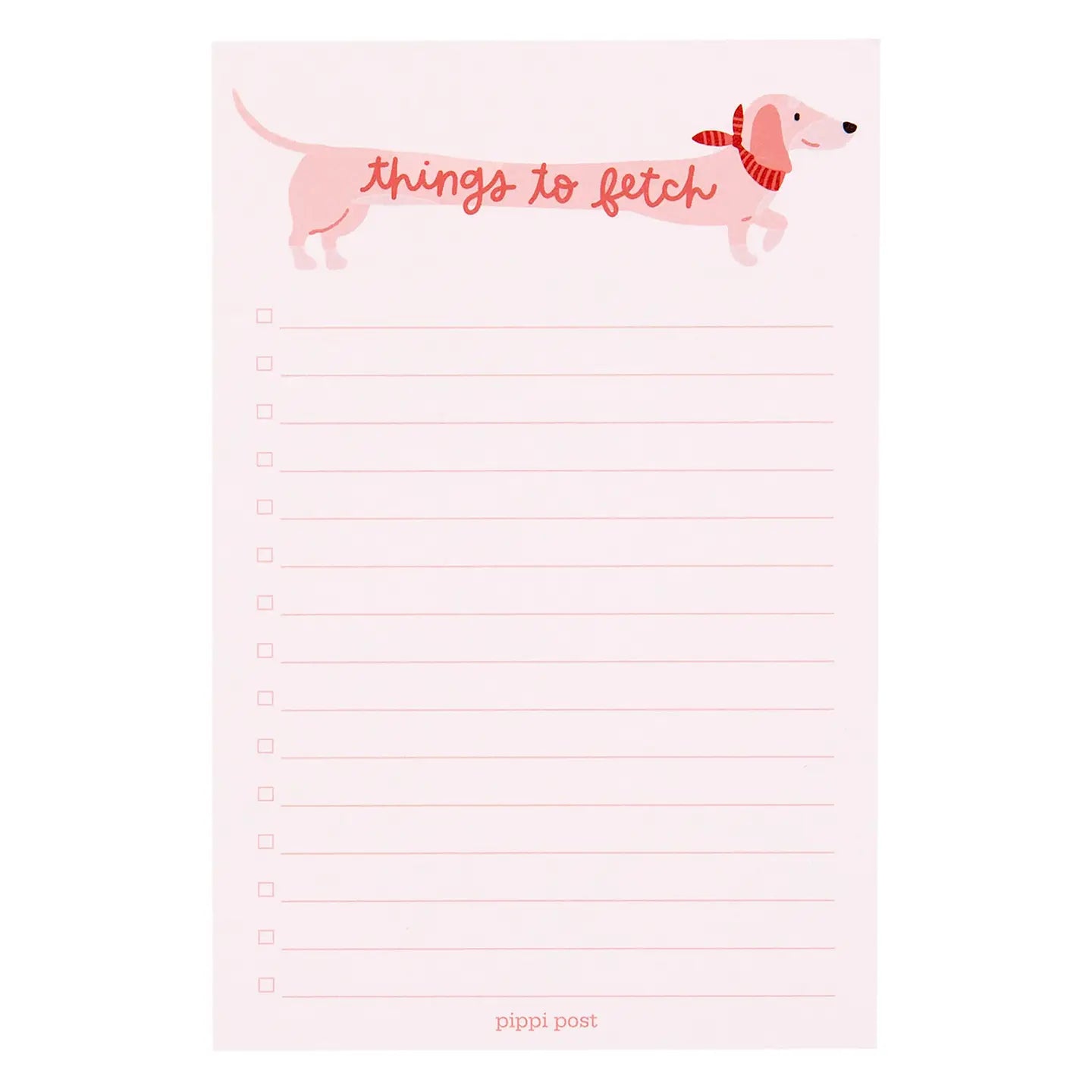 Things to Fetch Notepad