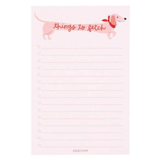 Things to Fetch Notepad