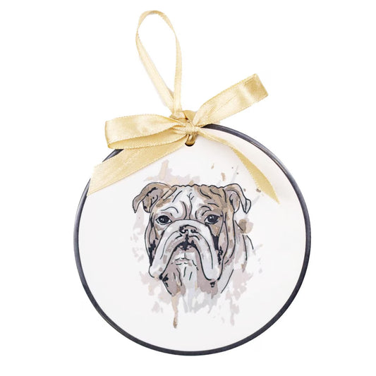Bulldog Love Ornament