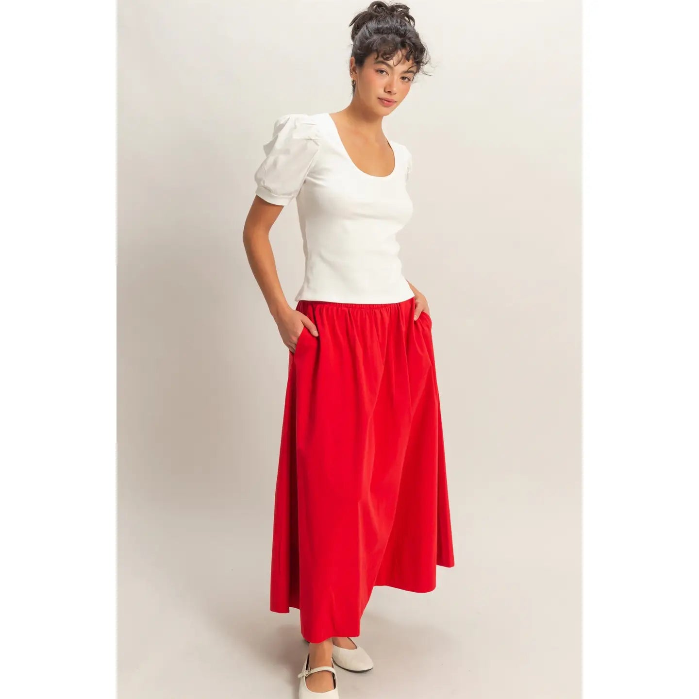 Sculpted Muse Puff Sleeve Tee
