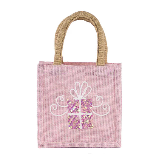 Add a touch of sparkle to your gift-giving with the Glitzy Present Petite Gift Tote!&nbsp;