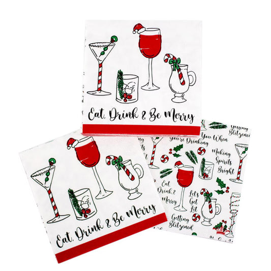 Holiday Cocktail Napkins