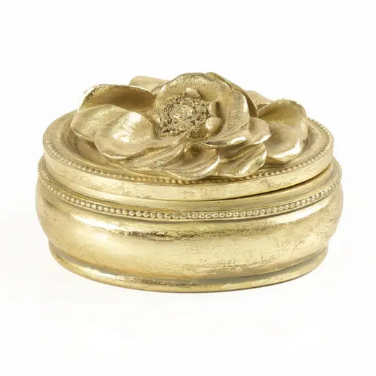 Bleu Et Blanc Gold Candle