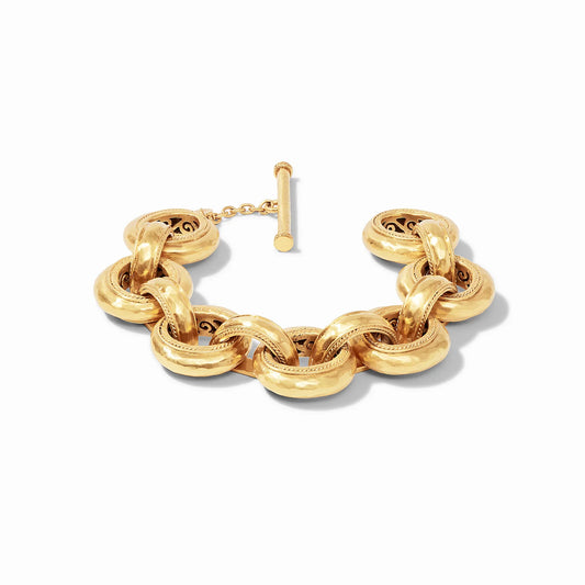 Julie Vos Cannes Demi Link Bracelet-Gold O/S