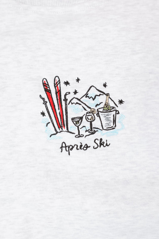 Après Ski Embroidered Mock Neck Sweatshirt