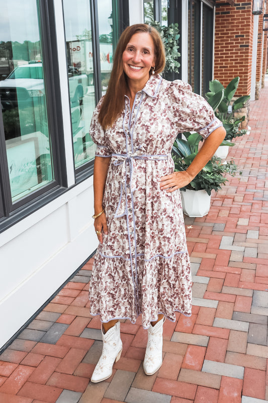 Fancy Fall Florals Dress