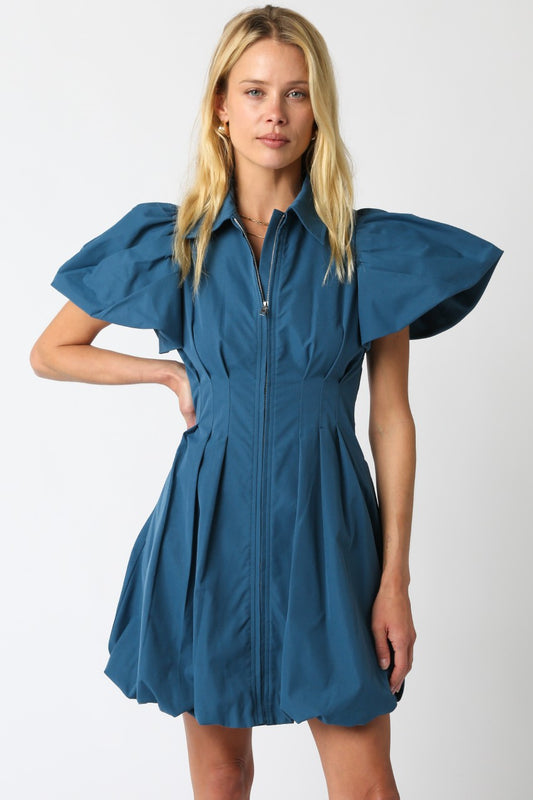 Melissa Bubble Sleeve Dress