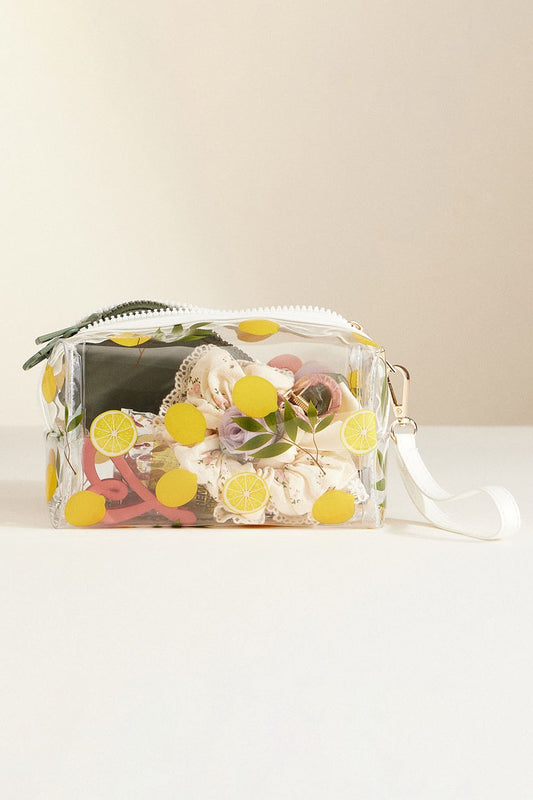 Sunny Transparent Wristlet