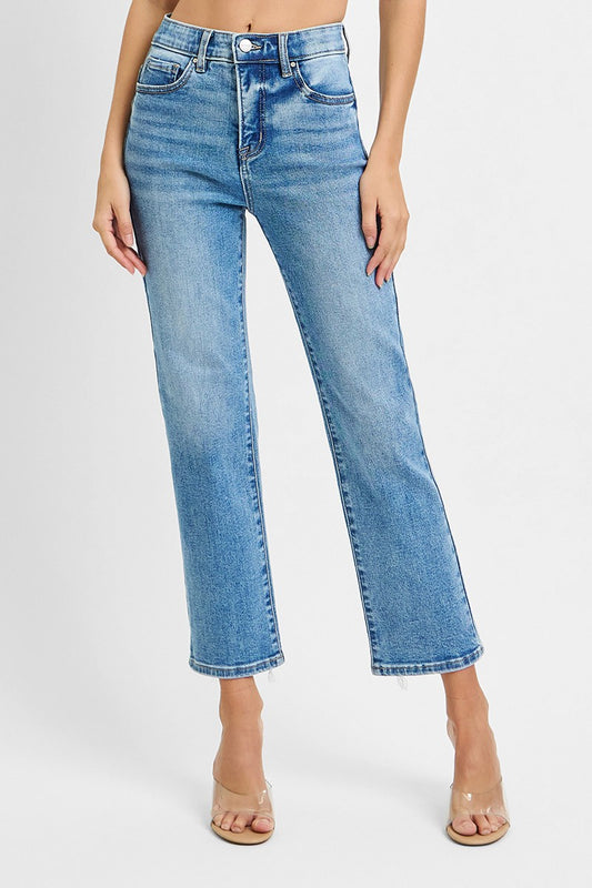 Clara High-Rise Tummy Control Crop Straight Pants