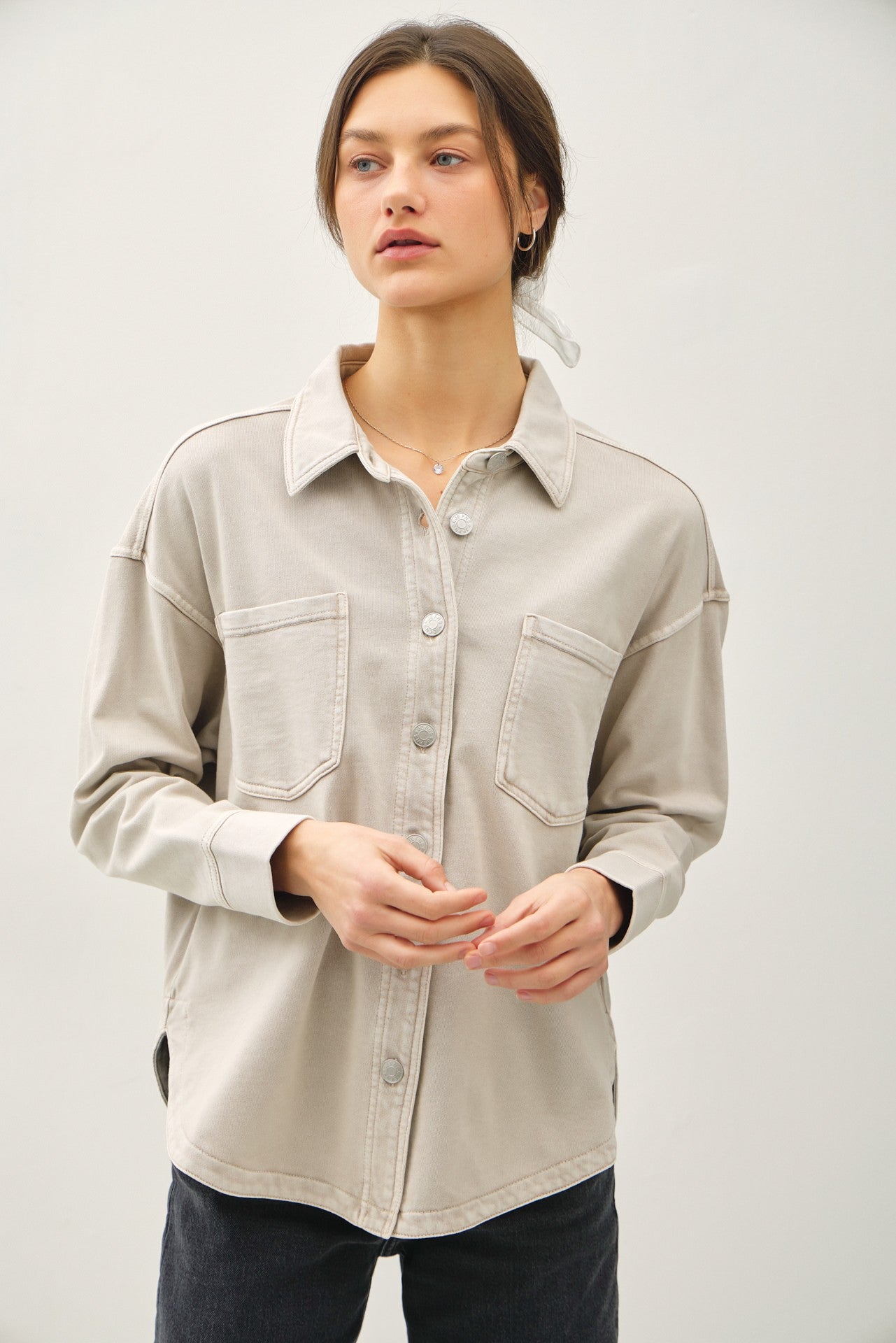 Ramona Soft Denim Shacket