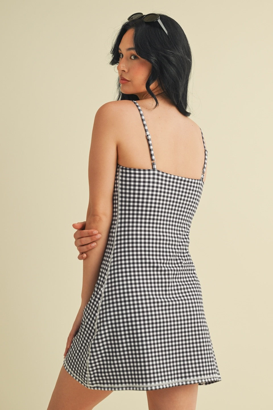 Elise Gingham Exercise Dress
