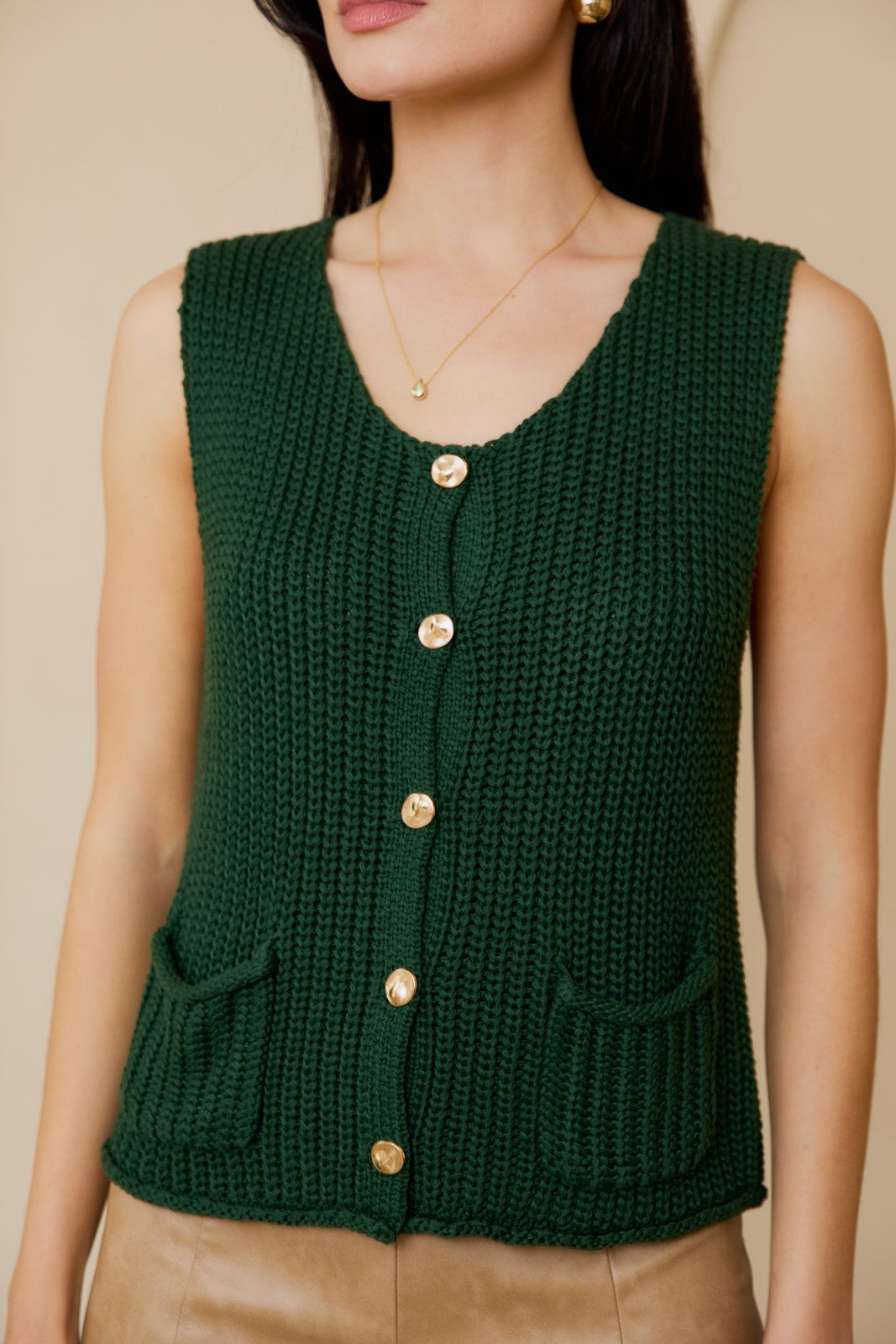 Doris Chunky Sweater Vest