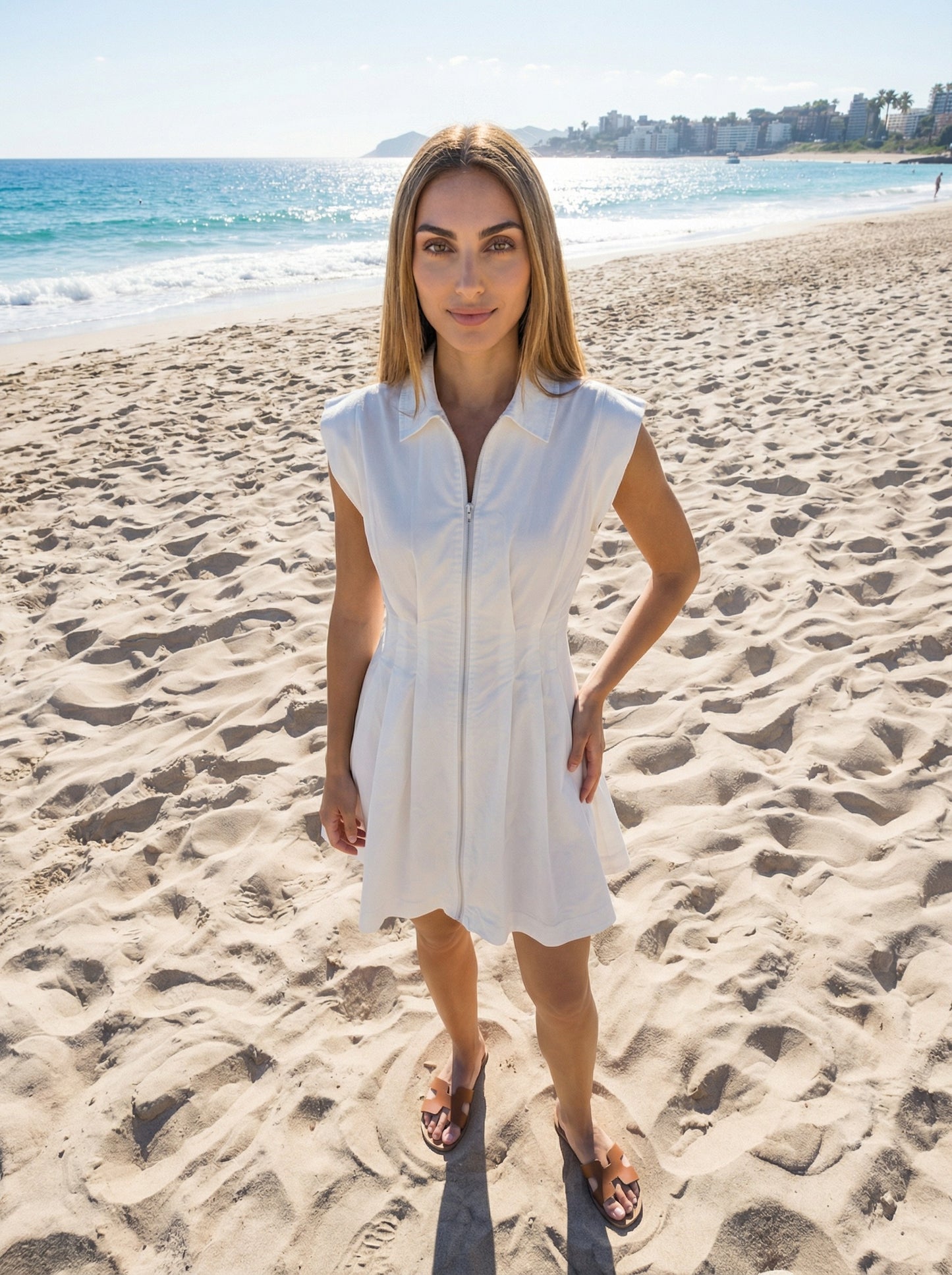 Miley Shirt Neck Mini Dress