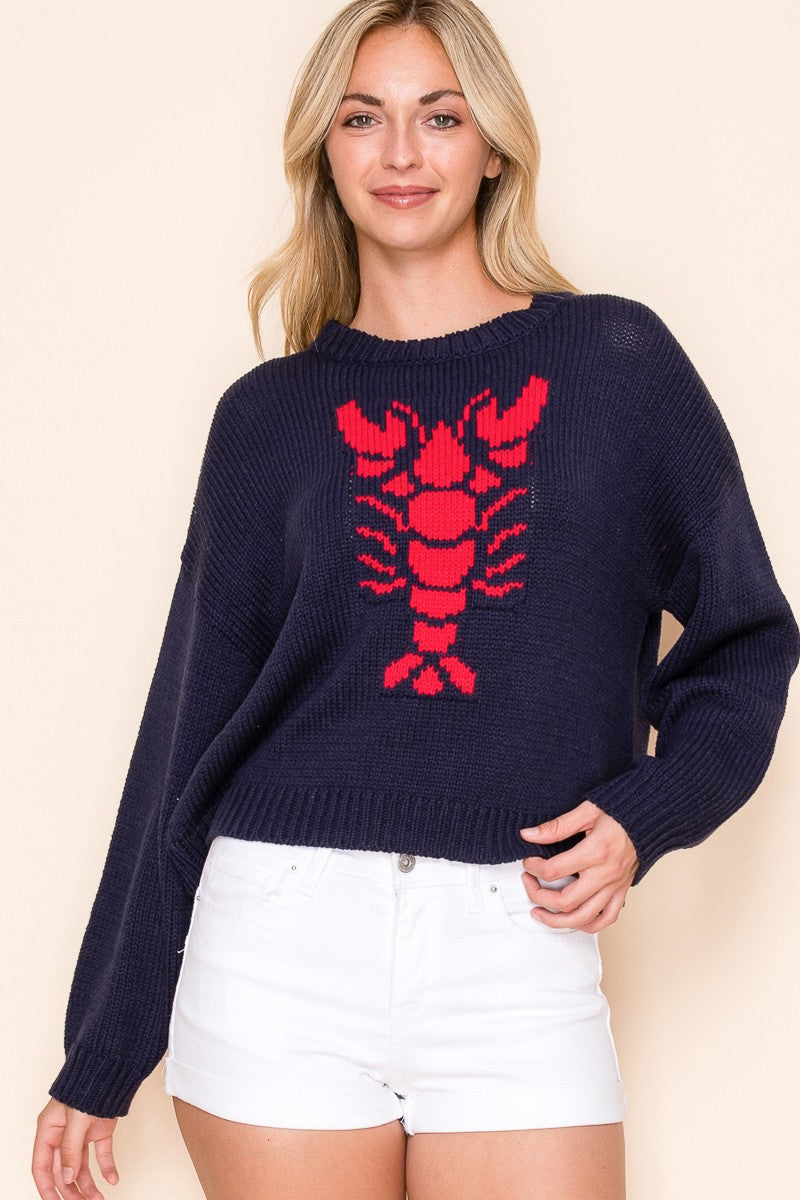 Tessa Lobster Sweater Top