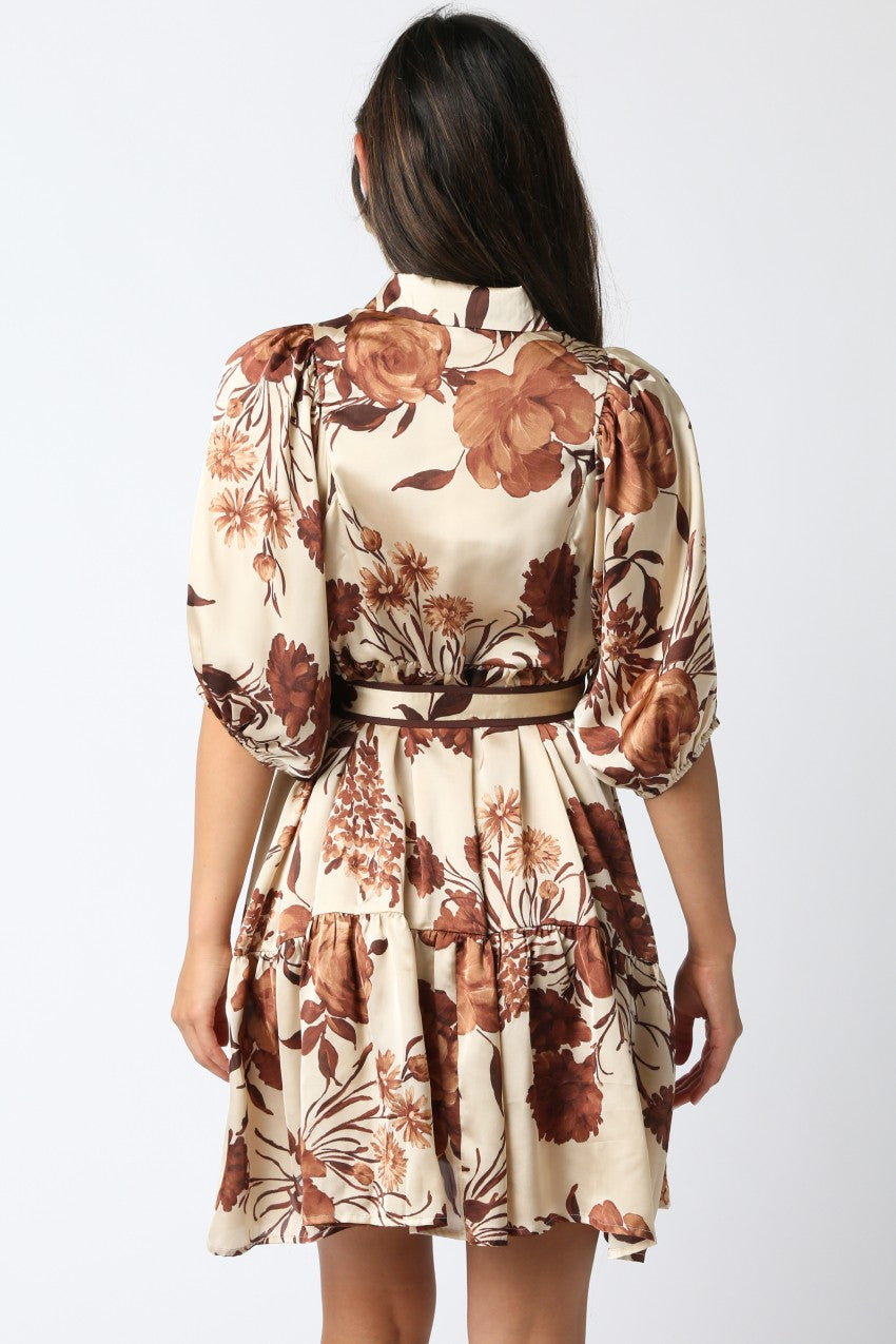 The Payten Floral Belt Dress – Clara Edition