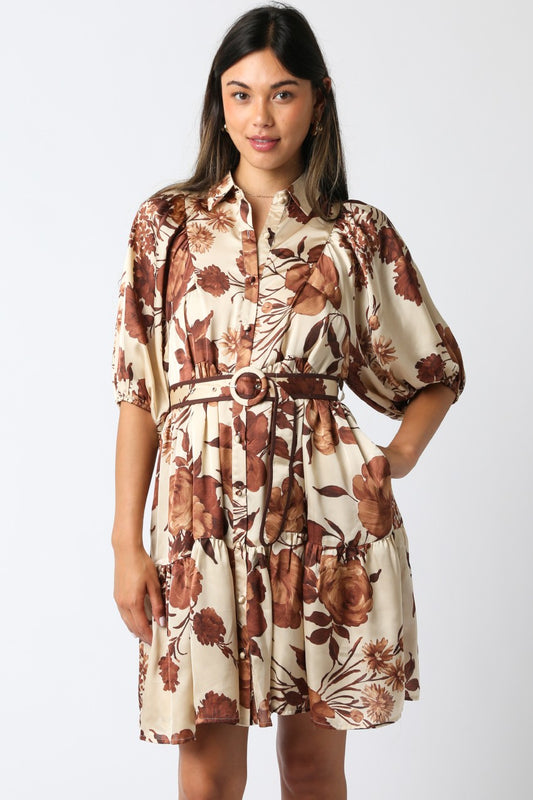 The Payten Floral Belt Dress – Clara Edition