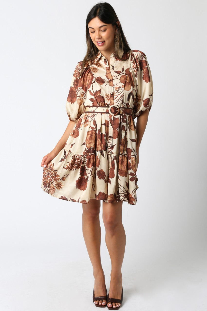 The Payten Floral Belt Dress – Clara Edition