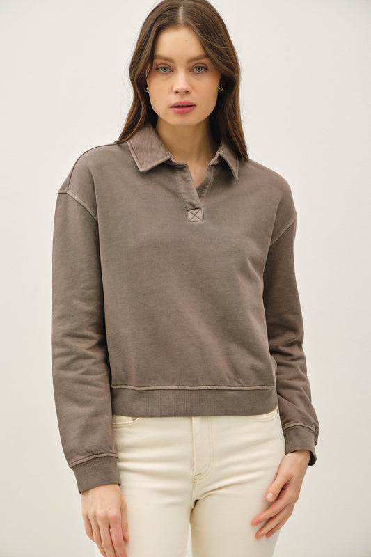 Etta Cozy Collared Shirt