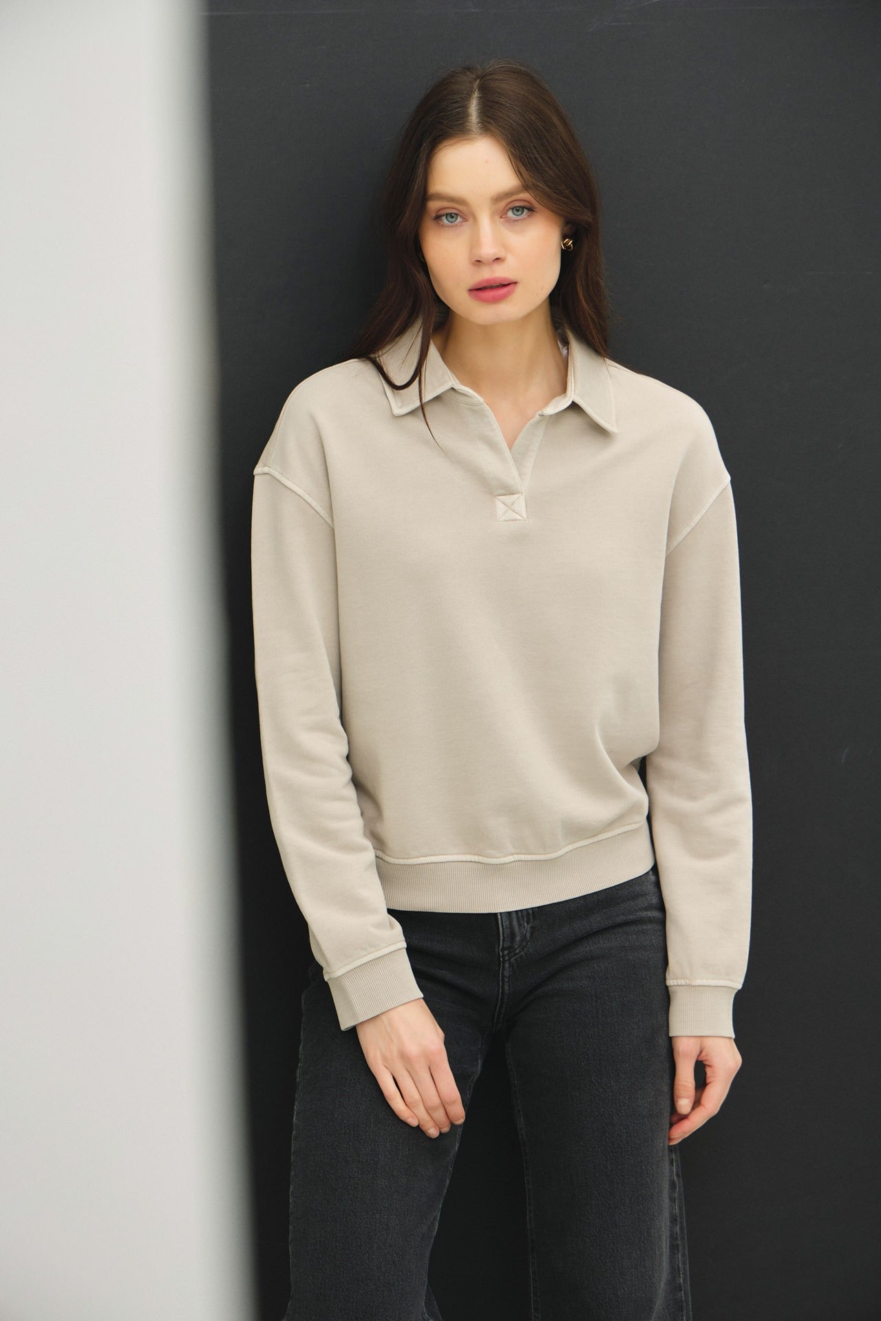 Etta Cozy Collared Shirt