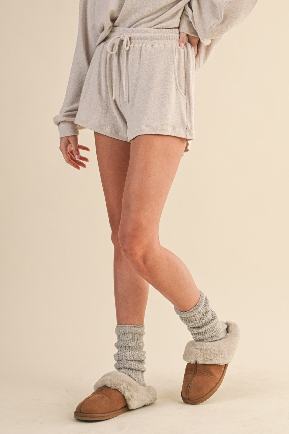 Buttery-Soft Brushed Hacci Shorts