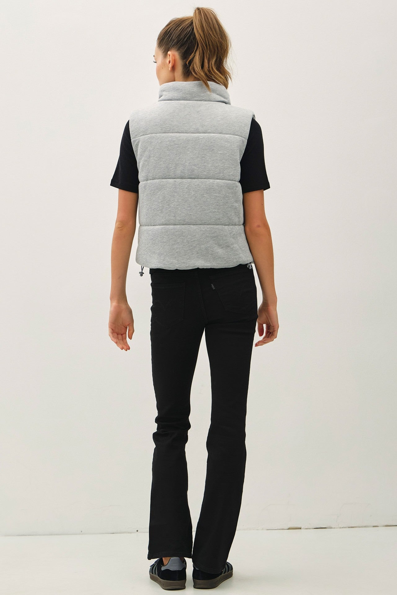 Lightweight yet warm, the Theresa puffer vest is the perfect layering essential for crisp-weather days.