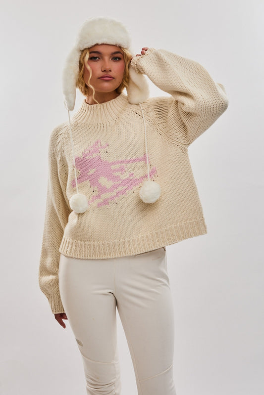 Stay cozy on and off the slopes with this classic turtleneck Ski sweater — equal parts warm, stylish, and winter-ready.
