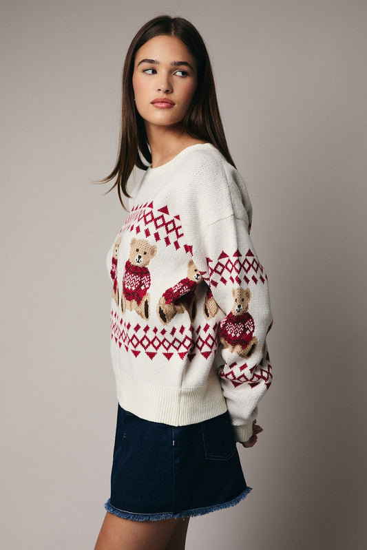 Maisie Winter Bear Sweater