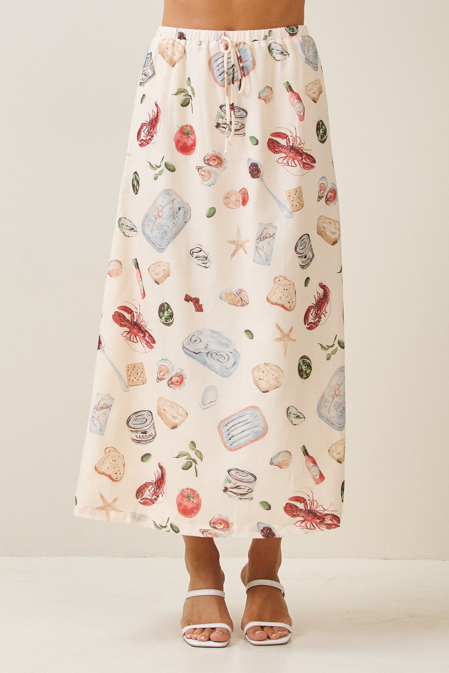 Summer table top skirt