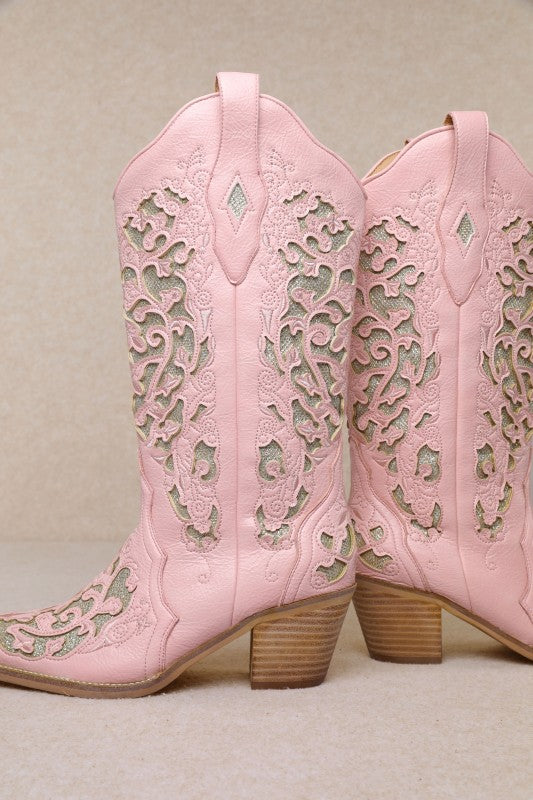 Laredo-Cutout Western Boot