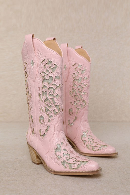 Laredo-Cutout Western Boot