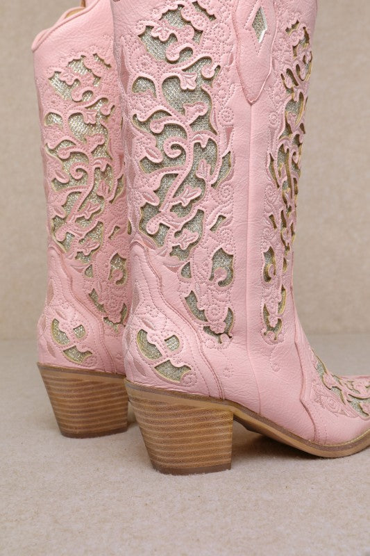 Laredo-Cutout Western Boot