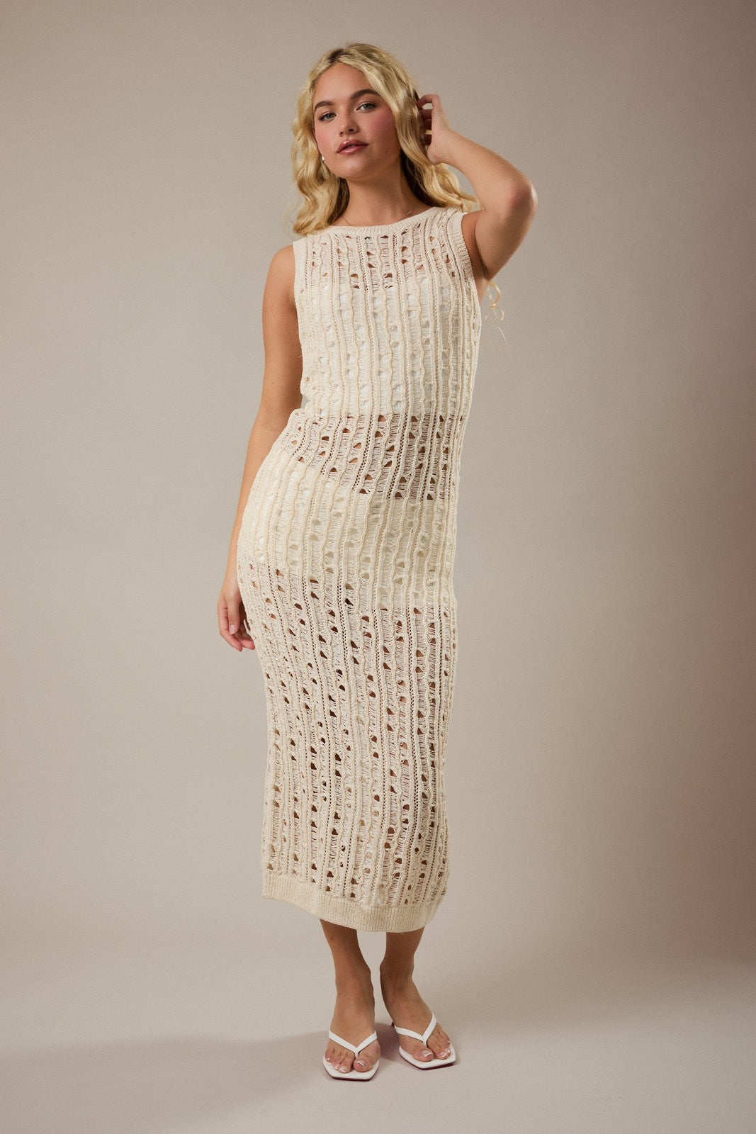 Heidi Scoop Back Cover Up Dress