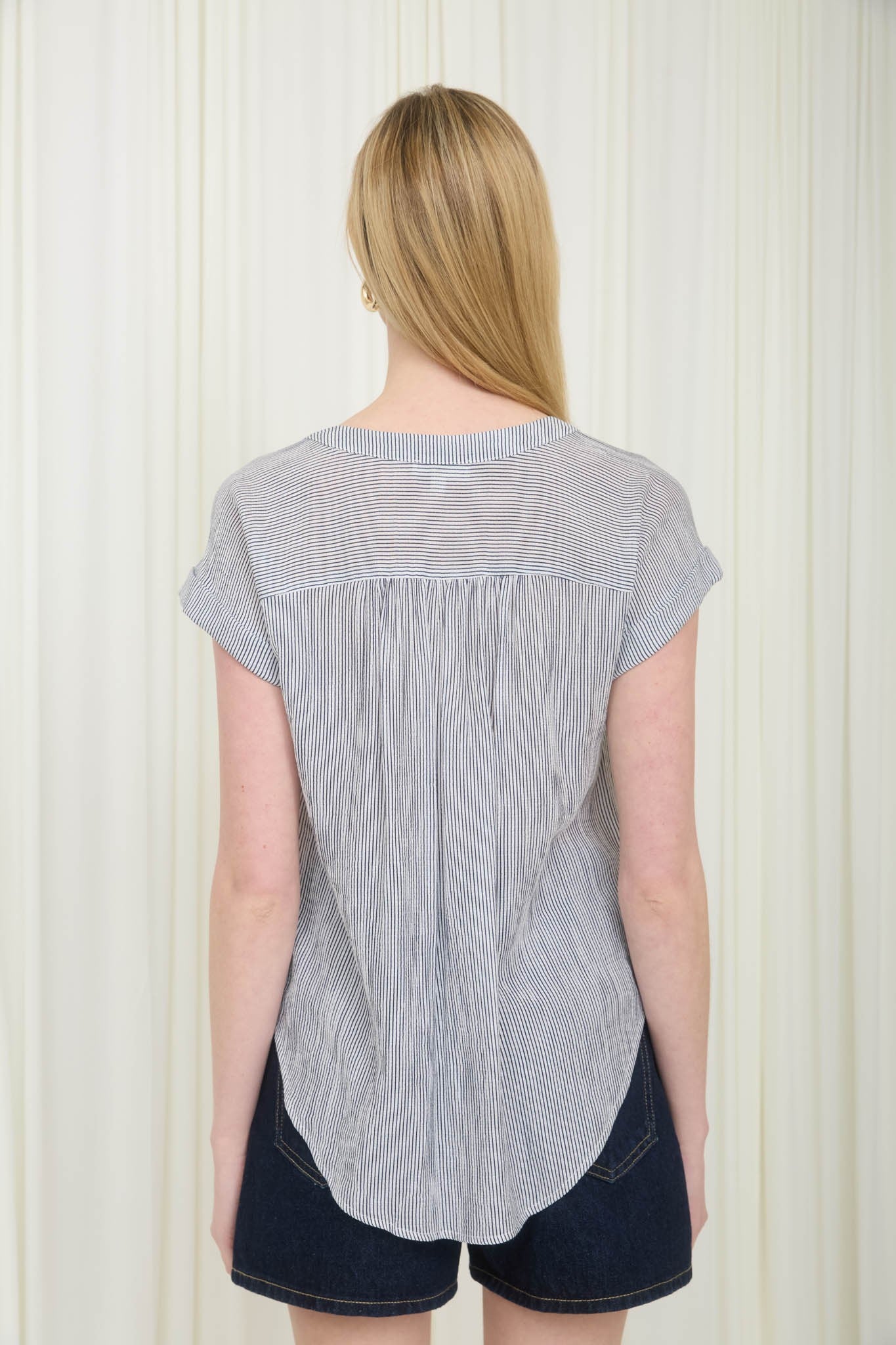 Effortless Muse Button-Down Blouse