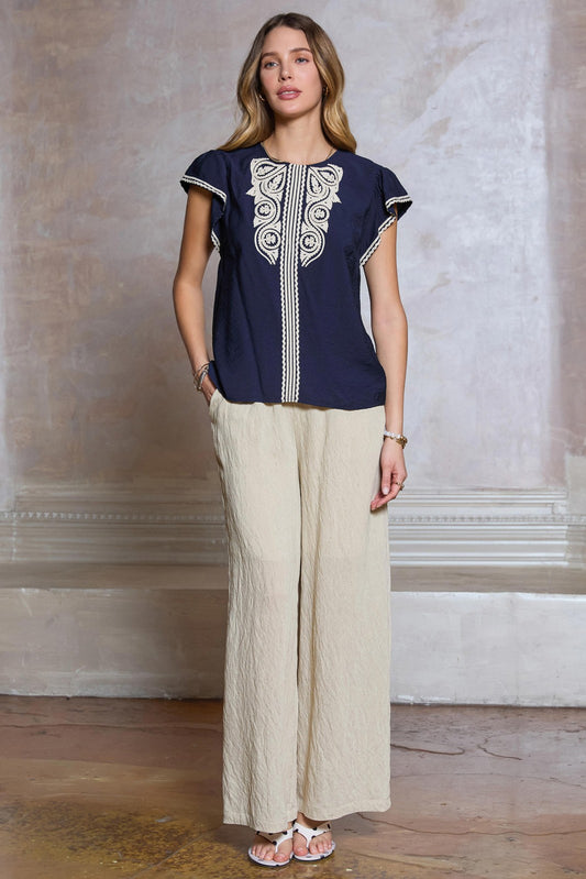 Isla Boho Embroidered Blouse