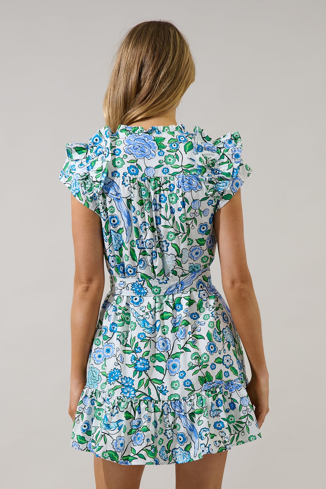 Ivona Ruffle Mini Dress
