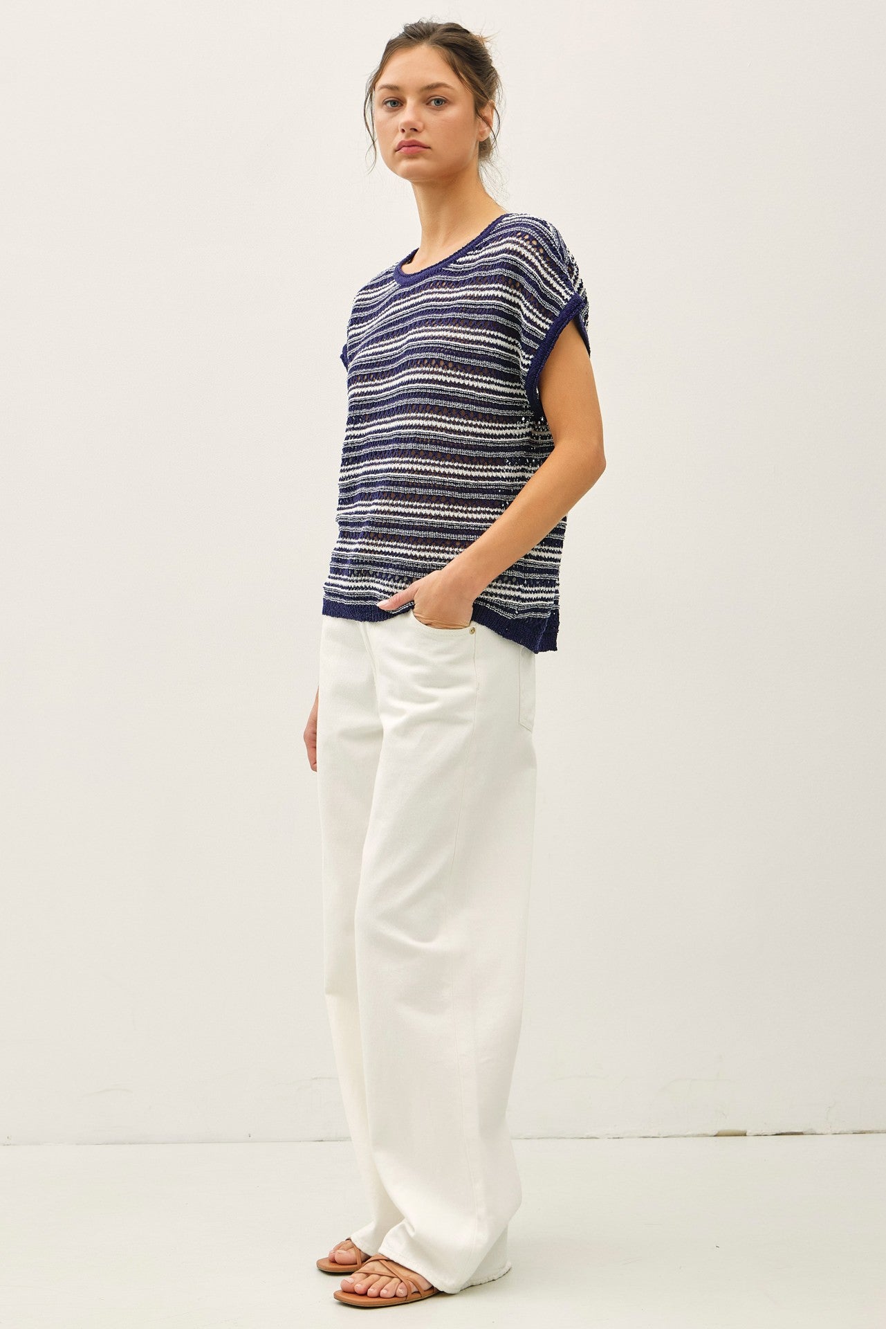 Adyson Crochet Sweater Top