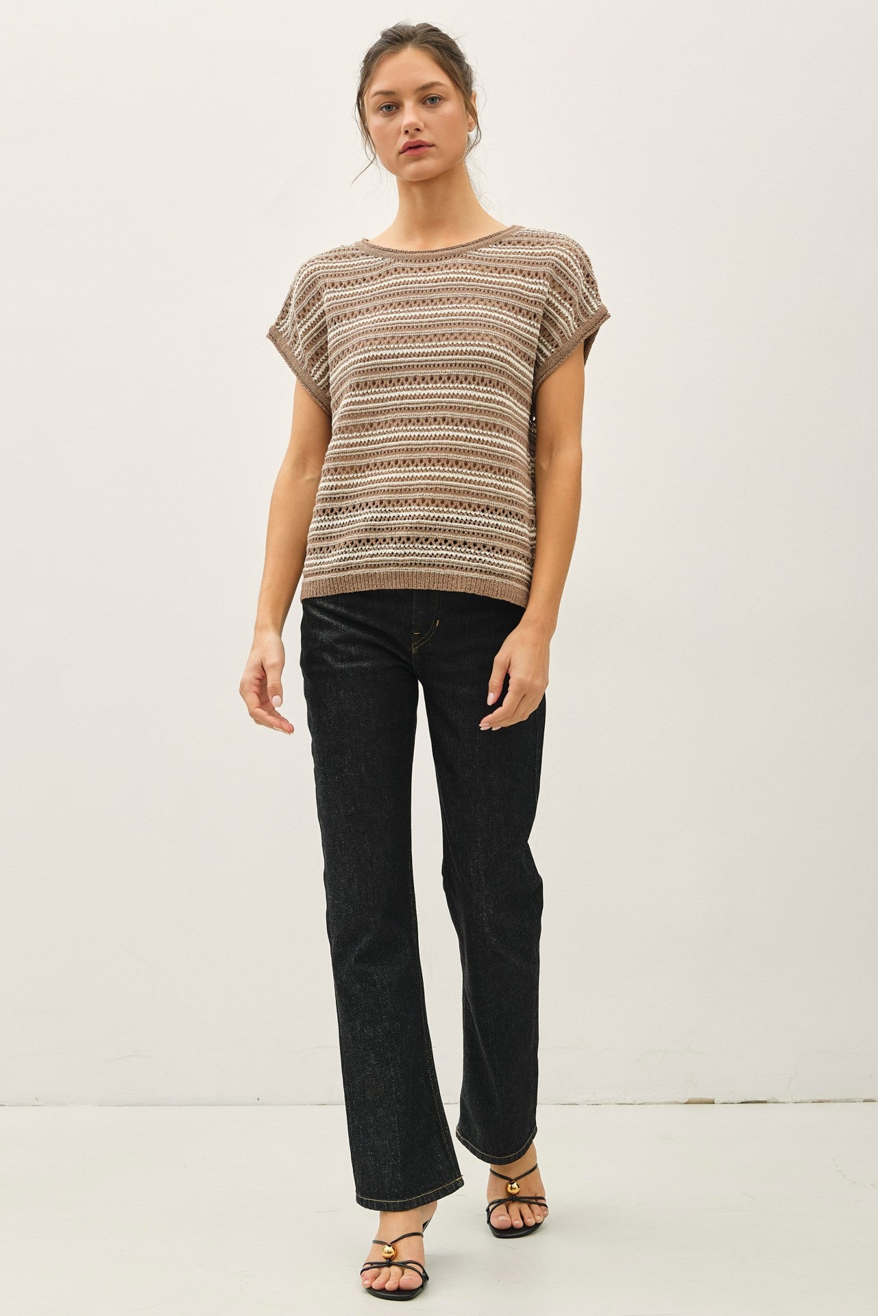 Adyson Crochet Sweater Top