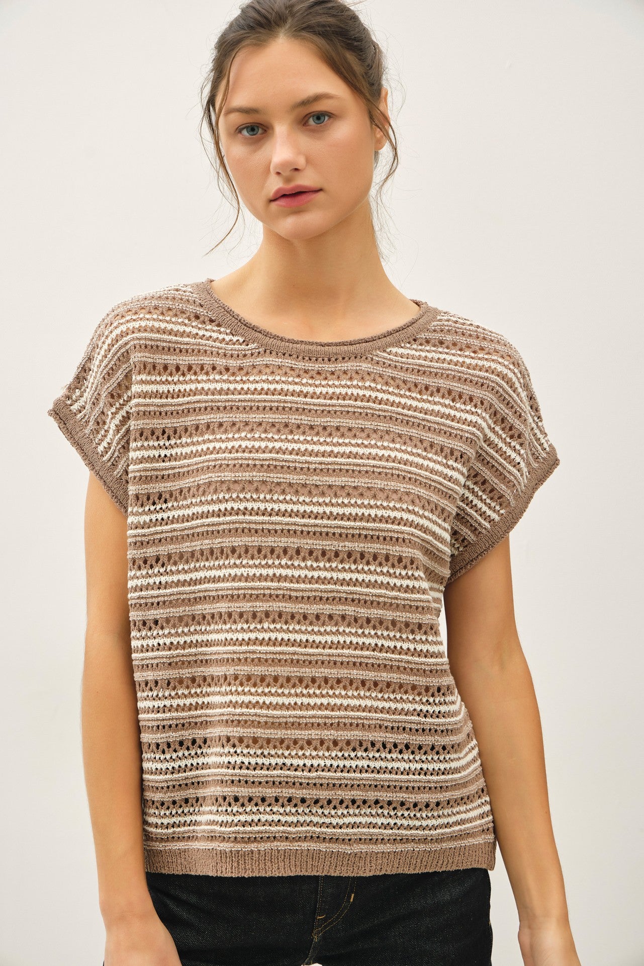 Adyson Crochet Sweater Top