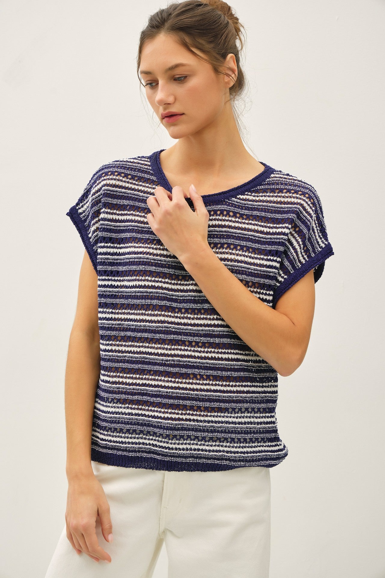 Adyson Crochet Sweater Top